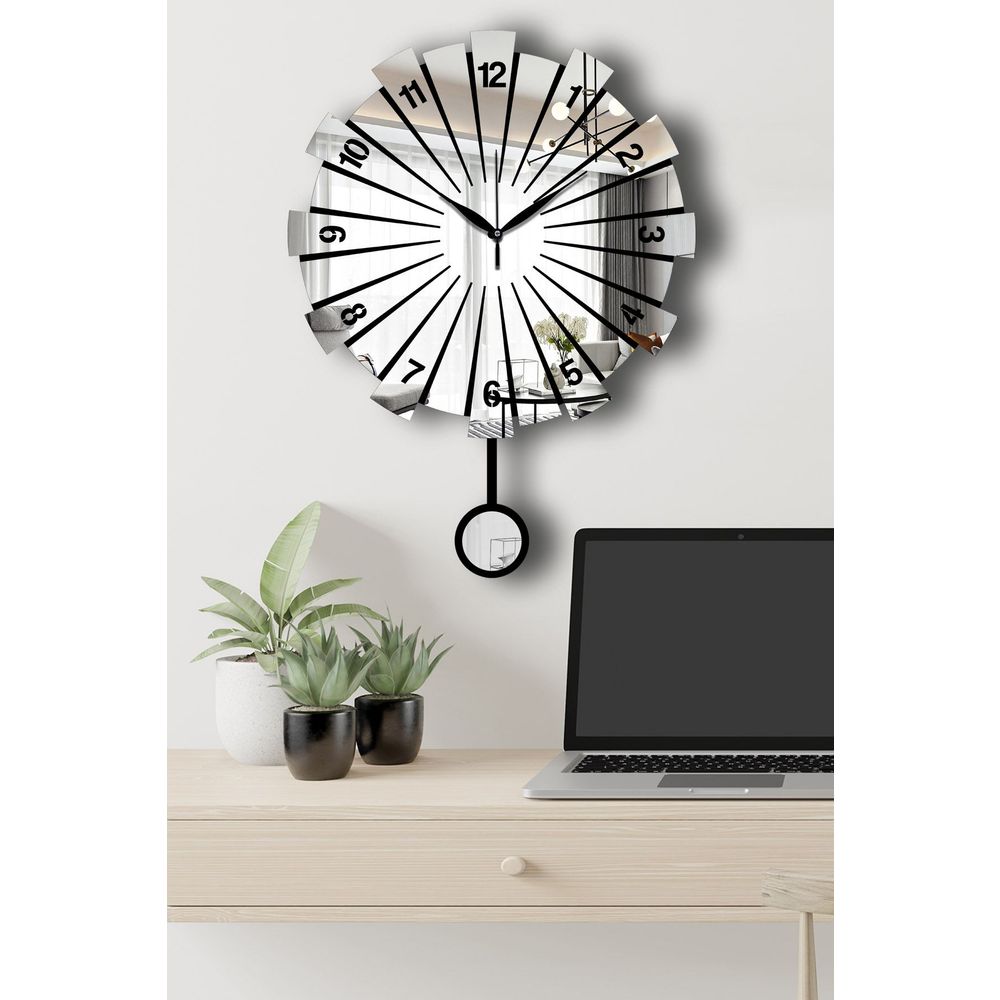 Decorative wall clock Vlnt111Gu, colour: silver slika 4