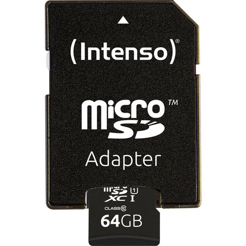 Intenso Premium microSDXC kartica 64 GB Class 10, UHS-I uklj. SD adapter slika 1