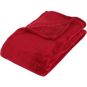 Atmosphera deka 150x125x1cm poliester crvena