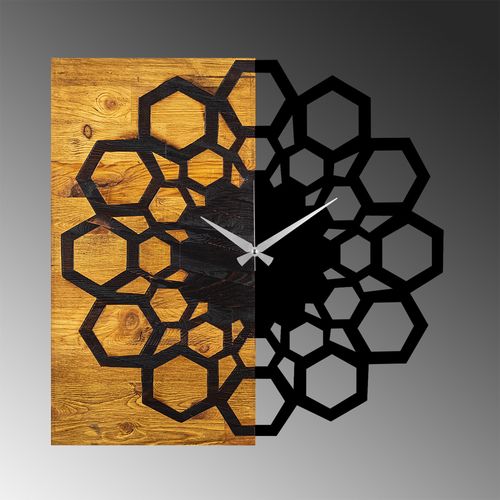 Wallity Wooden Clock 30 Walnut
Black Decorative Wooden Wall Clock slika 6