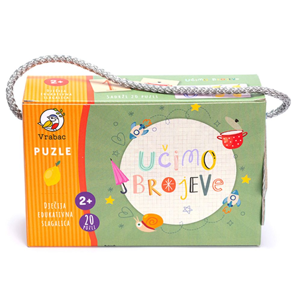 Vrabac Toddler puzle Učimo brojeve slika 1