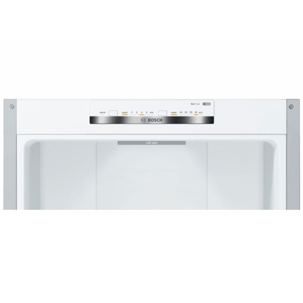 BOSCH Samostojeći Serie 4|No Frost, 203 X 60, INOX H:279L, Z:86L, 203CM, 39dB, slika 1