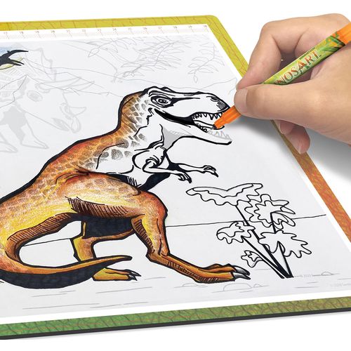 Svjetleća Led podloga za crtanje - dinosaur  slika 2