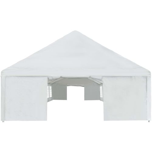 Šator za zabave od PE-a 6 x 16 m bijeli slika 15