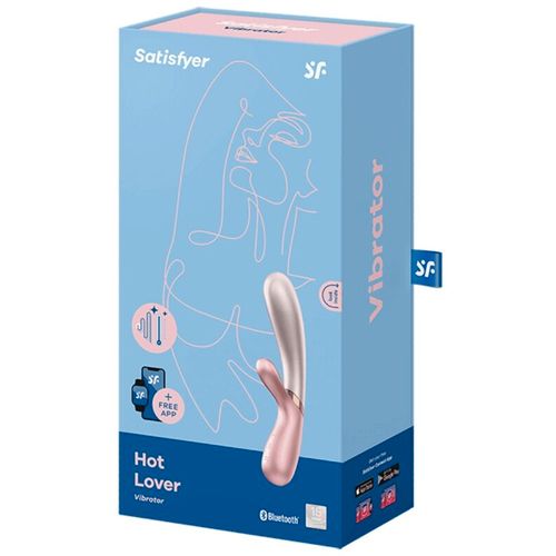 Satisfyer Hot Lover Vibrator Rose and Beige slika 8