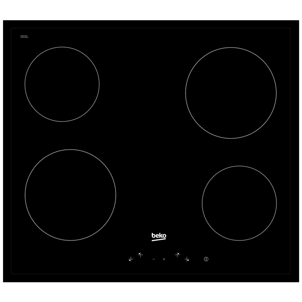 Beko Ugradbena staklokeramička ploča za kuhanje 60cm, 4 zone - HIC 64400 E slika 1