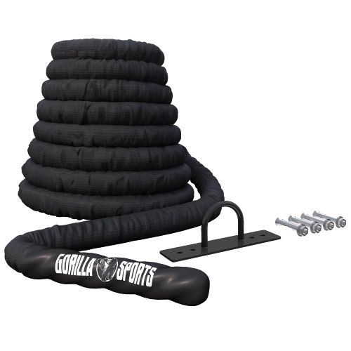 Kanap za trening ’’Battle Rope’’ sa zidnim nosačem (900 cm x 3,8 cm) slika 2