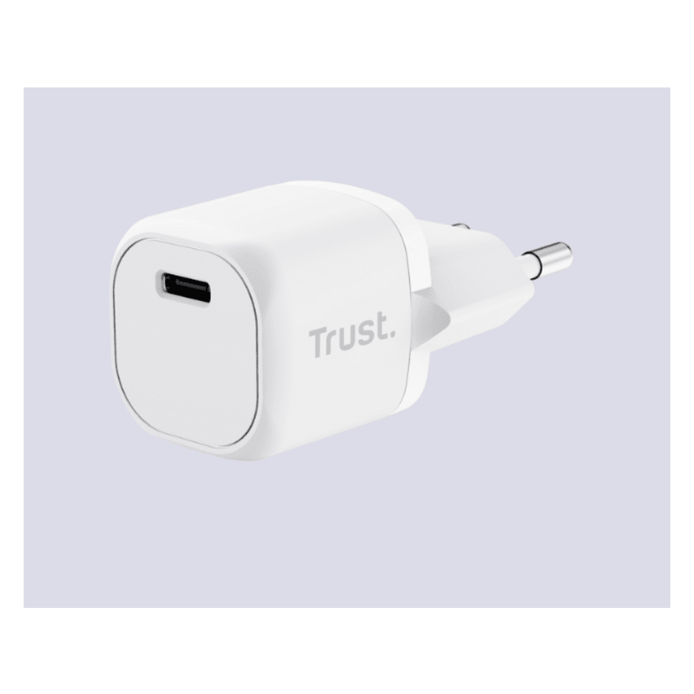 Trust Maxo ultra-small 20WUSB-C punjač za mobitele i tablete, bijeli slika 4