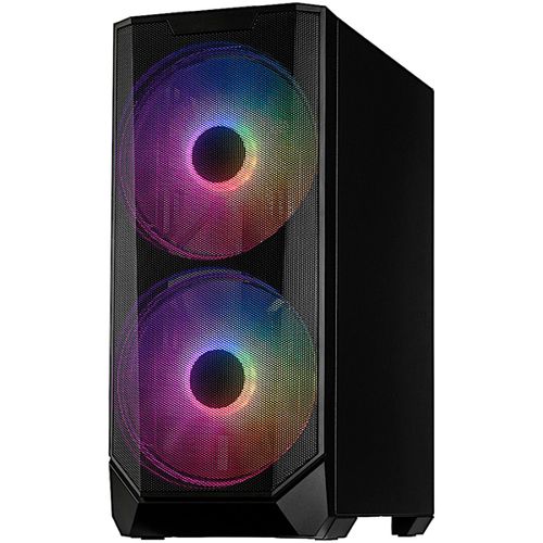 Kućište INTER-TECH IT-3503 Airstream ATX RGB Mini-ITX Gaming bez napajanja crna slika 2