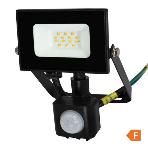 LED reflektor senzor 10W 4000K, 800lm 30kh, crni slika 1