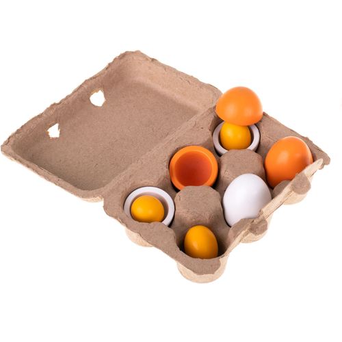 Dječja igra drvena jaja s žumanjcima slika 3