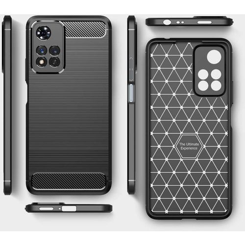 TECH-PROTECT TPUCARBON MASKA ZA XIAOMI REDMI NOTE 11 PRO+ PLUS 5G CRNA slika 4