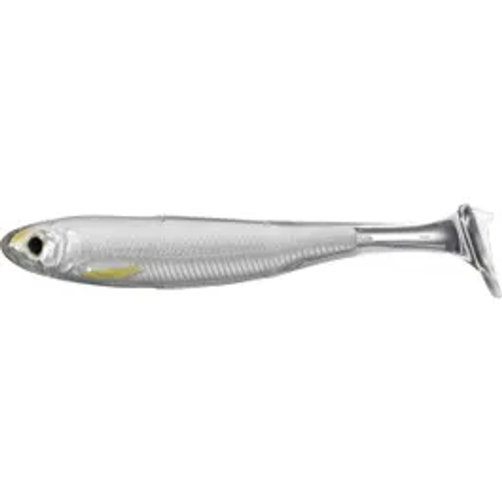 LiveTarget silikonska varalica Slow-Roll Shiner (Paddletail) Silver Pearl 125mm 3kom (SRS125SK134) slika 1