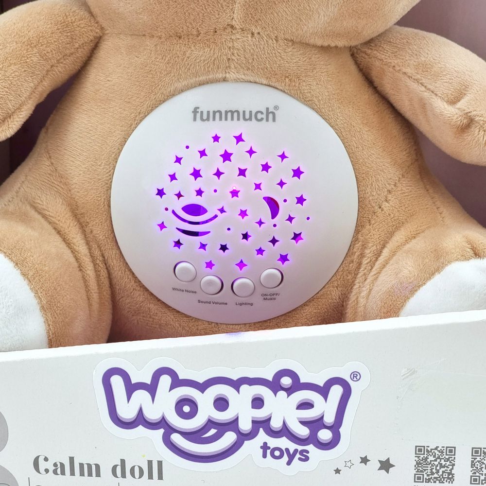 Woopie beba umiljata igračka spavač projektor 2u1 medo - 10 uspavanki slika 7