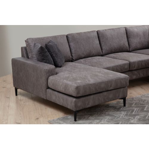 Atelier Del Sofa Kutna garnitura, Antracit, Porto Corner (CHL-02-C-EOT) - Anthracite slika 3