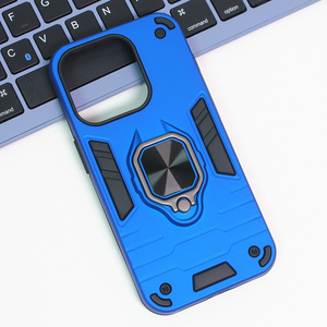 Maska Cube Ring za iPhone 15 Pro 6.1 plava