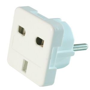 Travel adapter A-AC-UKEU-001 Gembird UK na EU suko 7.5A