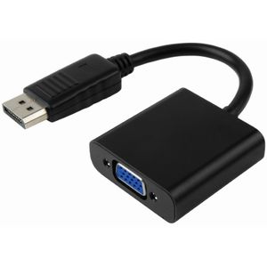 Adapter DisplayPort (M) - VGA D-sub (F) crni