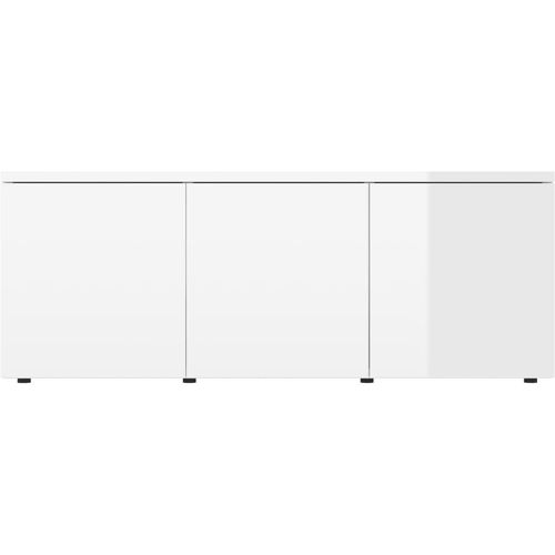 TV ormarić visoki sjaj bijeli 80 x 34 x 30 cm od iverice slika 15