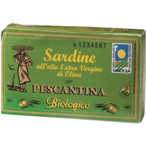 PESCANTINA Sardine u ekstra djevičanskom maslinovom ulju 120g slika 1