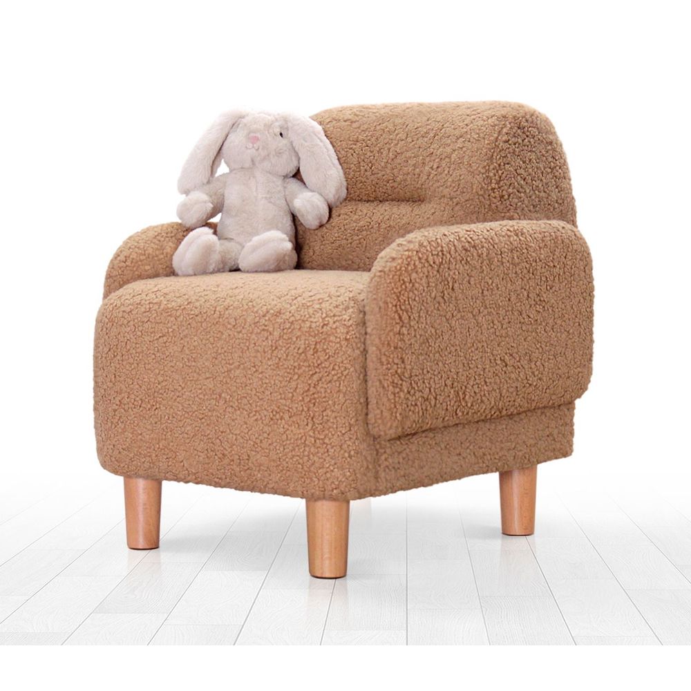 Cobie Teddy - Smeđi Dječiji Naslonjač slika 5