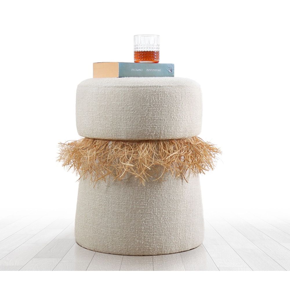 Moouv 1115 - Cream Cream Pouffe slika 1