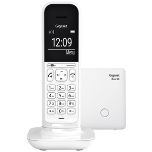 Gigaset Telefon bežični, Alfanumerički b&amp;w display, Baby monitor - CL390 White