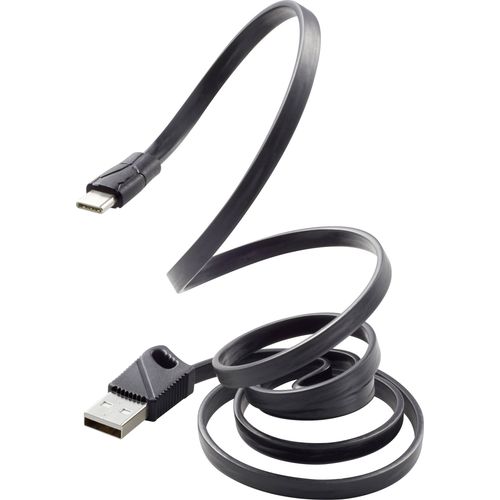 Renkforce USB kabel USB 2.0 USB-A utikač, USB-C® utikač 1.00 m crna  RF-3376014 slika 7