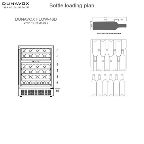 DAUF-46.145DSS DUNAVOX vinska vitrina slika 9