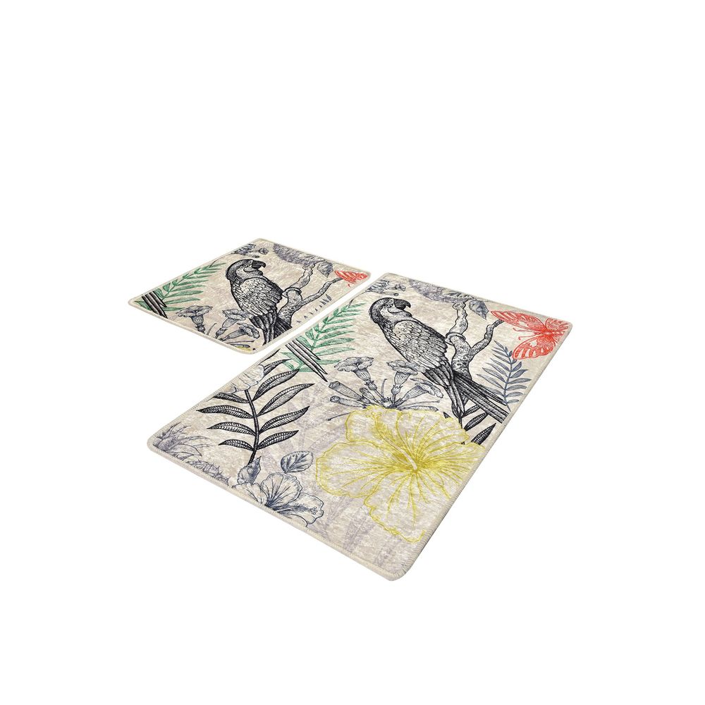 Set Kupatilskih Prostirki Parrot Multicolor (2 Komada) slika 2