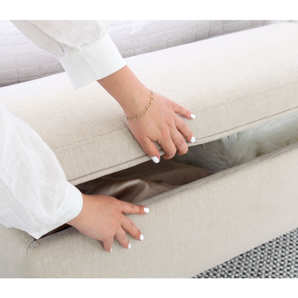 Glend - Kremasti Pouf slika 4