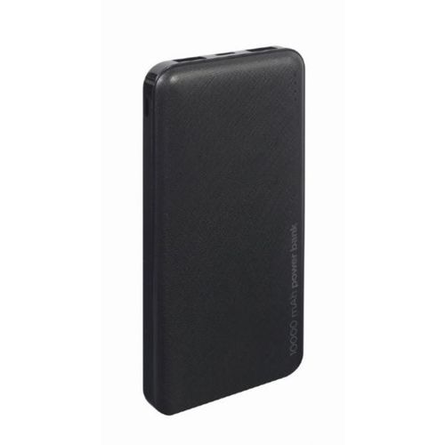 Gembird 10000 mAh power bank, black slika 1