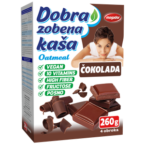 Dobra zobena kaša 260g čokolada                