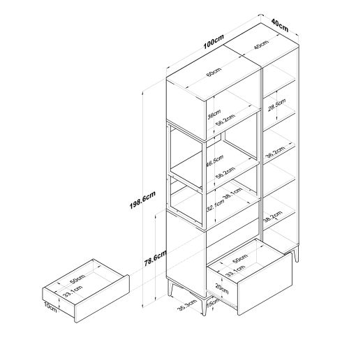 JE143 - 3113 White Multi Purpose Cabinet slika 13