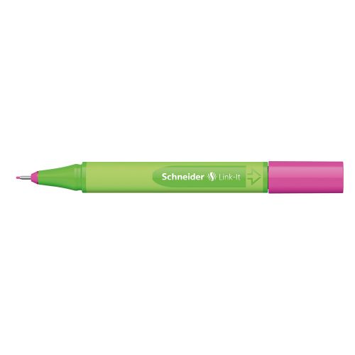 SCHNEIDER Flomaster fineliner Link-It, 0,4 mm, rozi slika 1