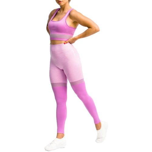 Gymhero tajice stripes mauve slika 4