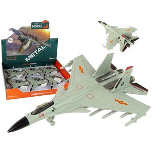 Borbeni avion sa svjetlosnim efektima 1:72 sivi