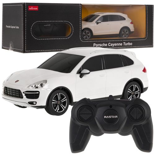 Licencirani auto na daljinsko upravljanje  1:24 Porsche Cayenne Turbo RASTAR - bijeli slika 8