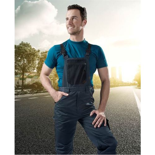 Ardon Radne farmer hlače sa tregerima 4TECH H9302, Sive slika 2