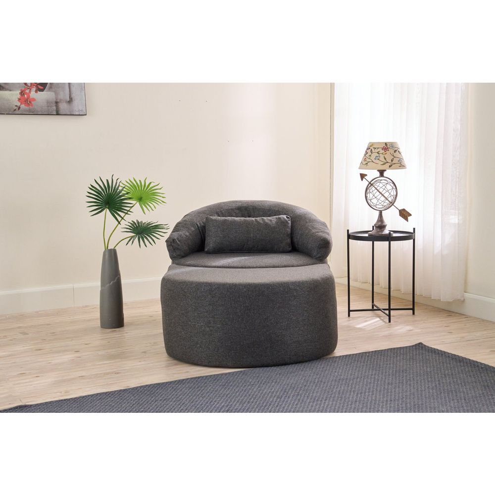 Jednosjed Sofa na Razvlačenje Pitta - Antracit slika 2