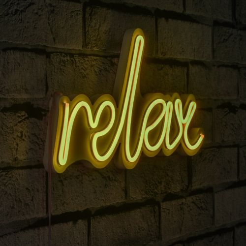 Wallity Ukrasna plastična LED rasvjeta, Relax - Yellow slika 9