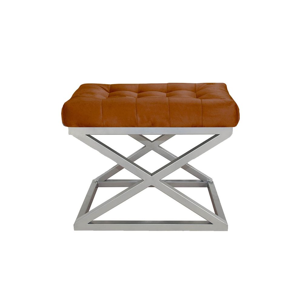 Capraz - Srebrni TerraCota Pouf slika 1