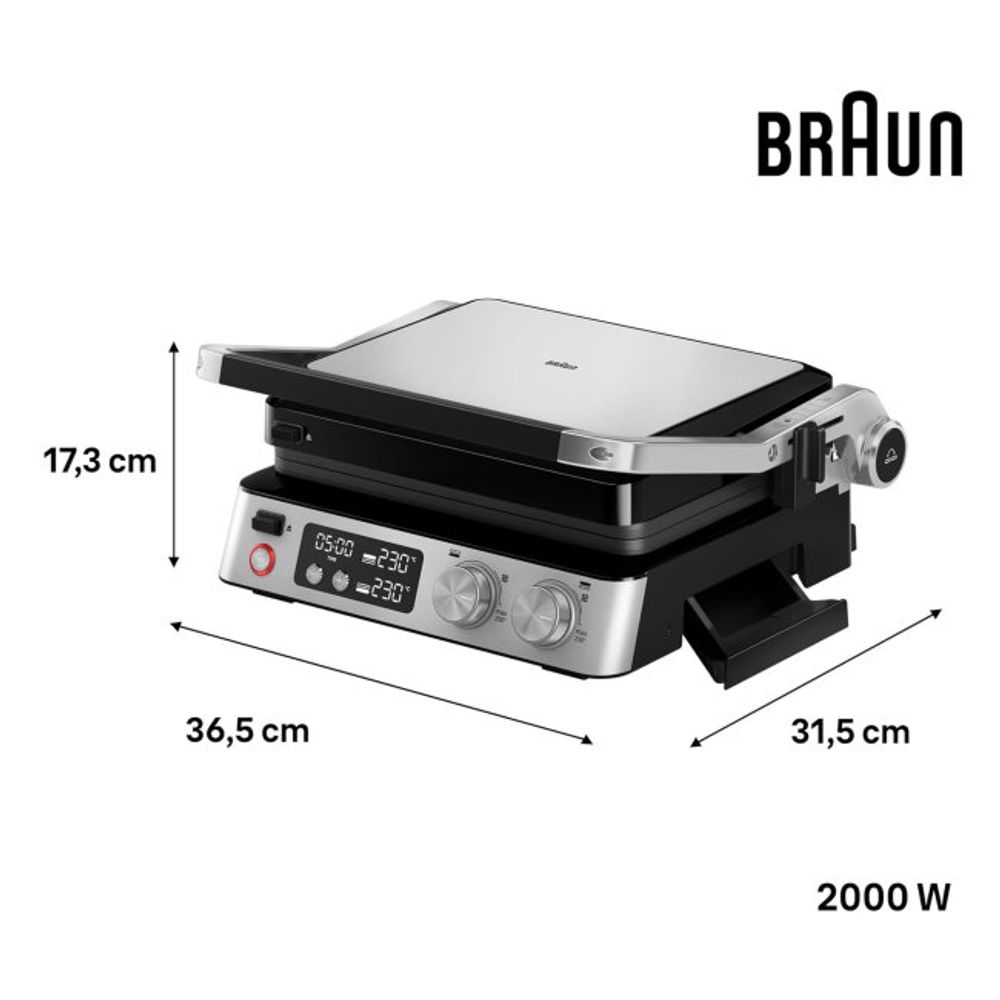Braun Električni Roštilj MultiGrill 7 CG7020.BK slika 2