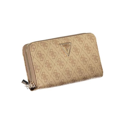 GUESS JEANS WOMEN'S WALLET BEIGE slika 3