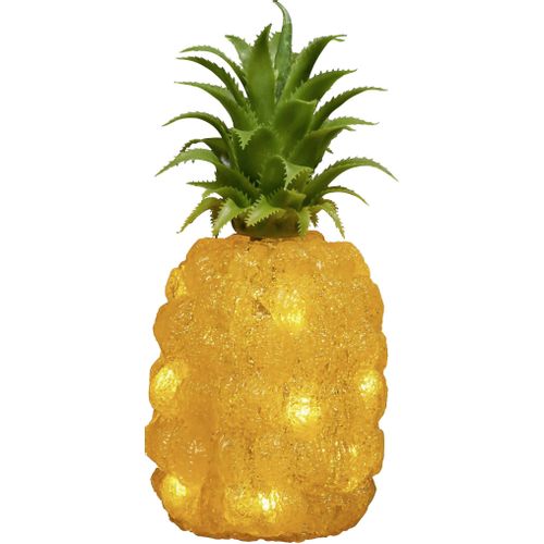 Konstsmide 6277-103 akrilna figura  ananas   toplo bijela LED narančasta, zelena slika 4