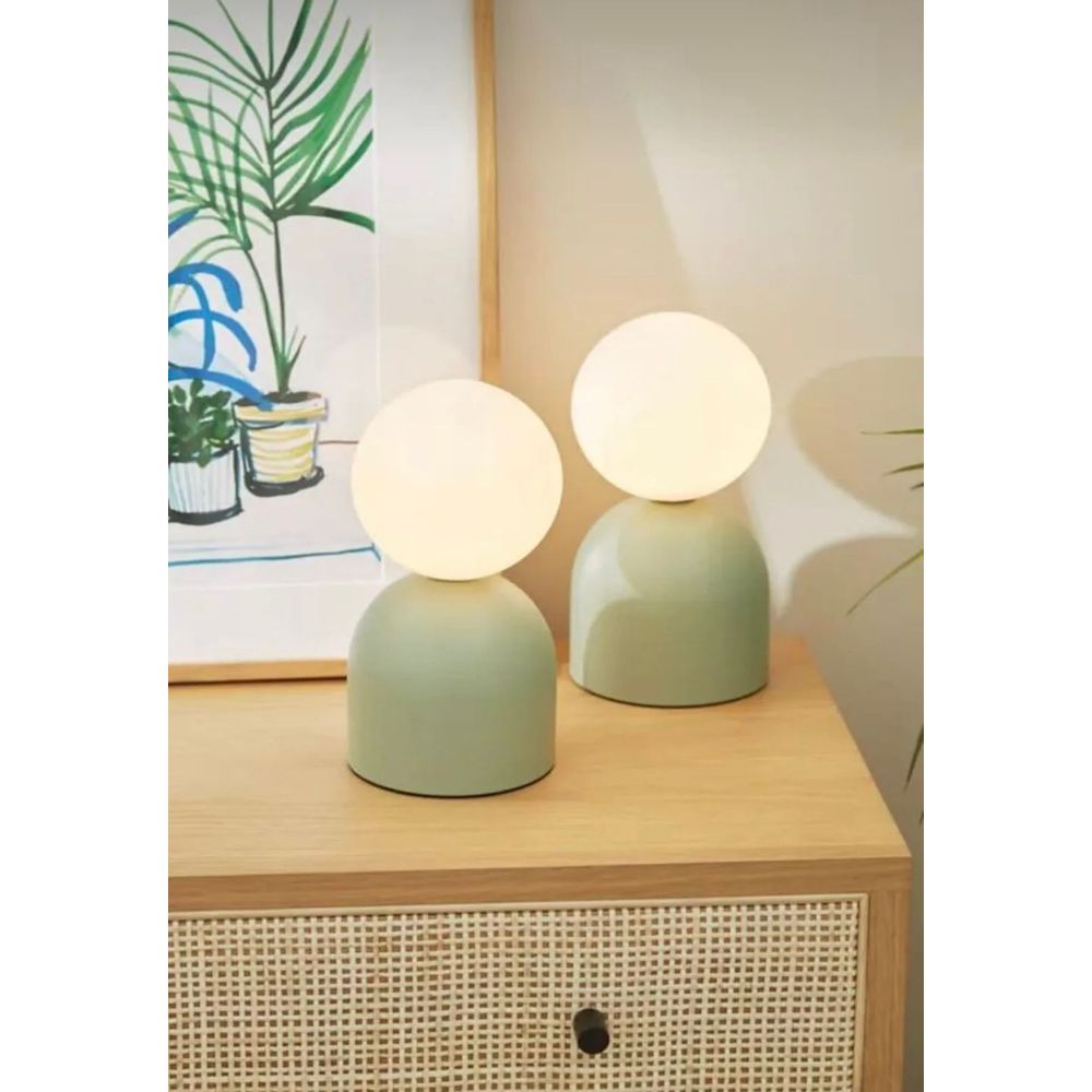 Stolna Lampa BRZ-340113 - boje: mint zelena i bijela slika 1