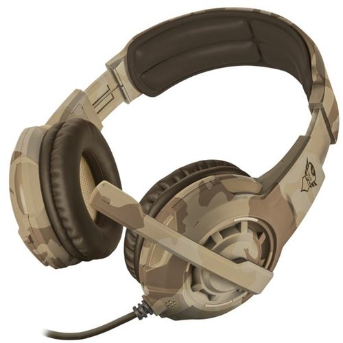 Trust Slušalice + mikrofon GXT310D Radius, žične, 3.5mm, desert camo (22208) slika 1