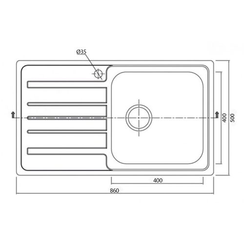 Kuhinjski sudoper BL 802 R slika 2