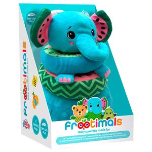 Frootimals Melany Melephant fabric stacking ring