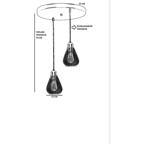 Armut 8716-2 Black
Gold Chandelier slika 3